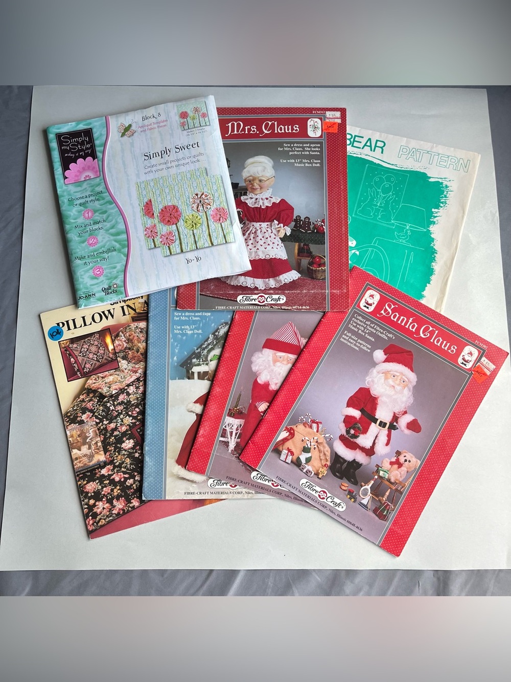 Vintage Modern Christmas Multi Theme Sewing Pattern Pamphlets Bundle of 7